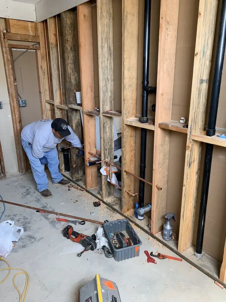 Commercial rough-in plumbing for Water Heater Replacement in Elm Grove